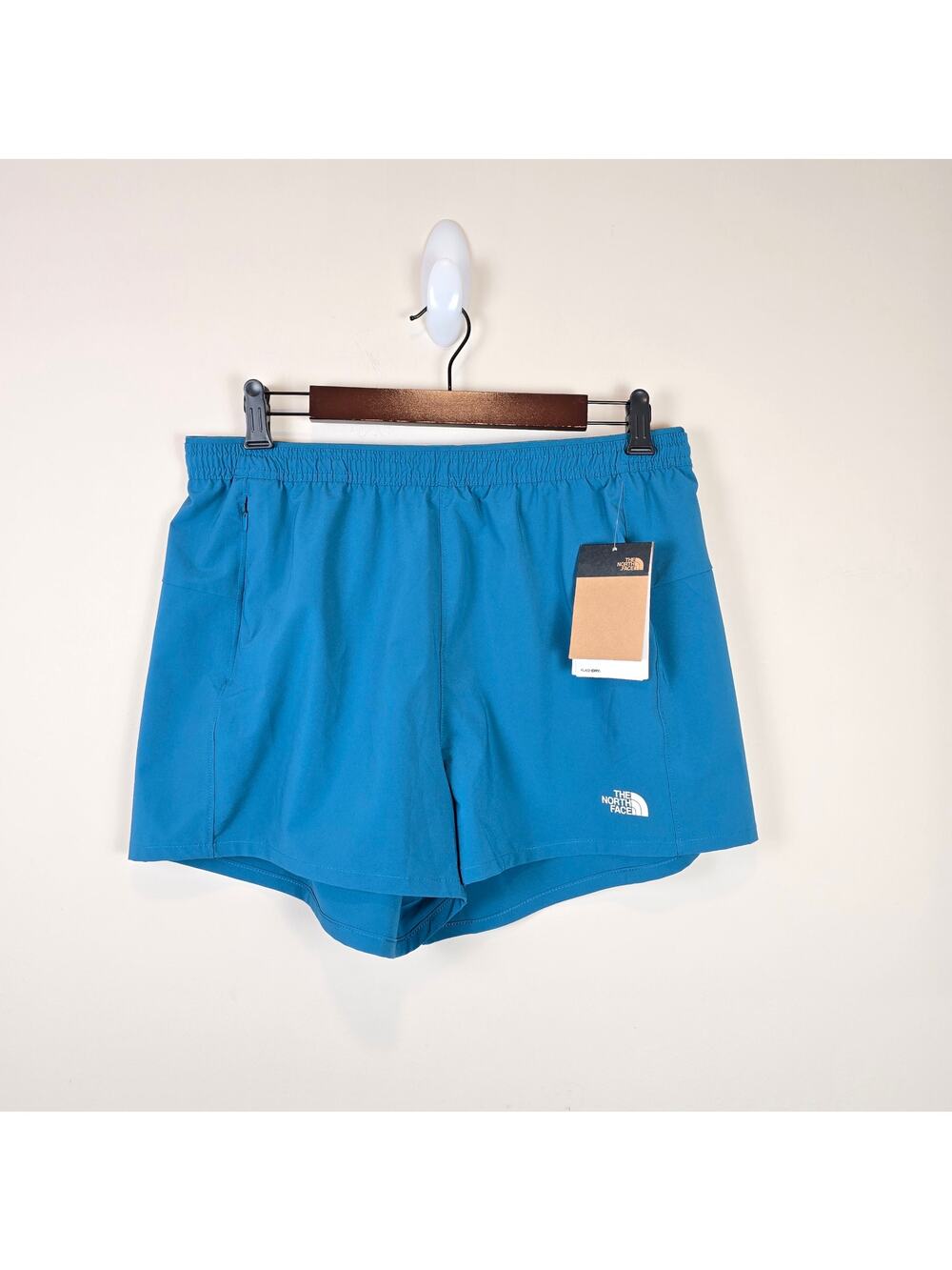 The North Face Women's Wander Shorts 2.0 Size L Blue Moss 3" Inseam Flash Dry-XD